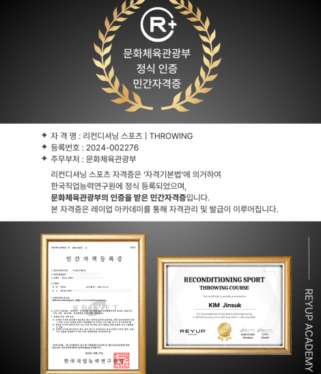 Reconditioning Sport – Throwing | 1기