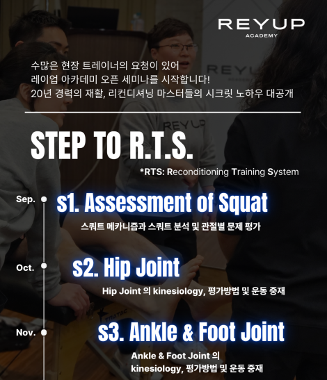 STEP to R.T.S. | S1. Assessment of Squat [교육비 100% 환급 가능]