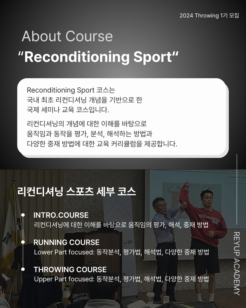 Reconditioning Sport – Throwing | 1기